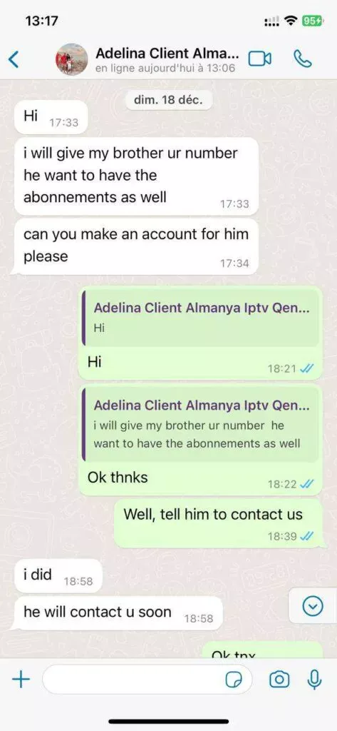 WhatsApp Customer Review